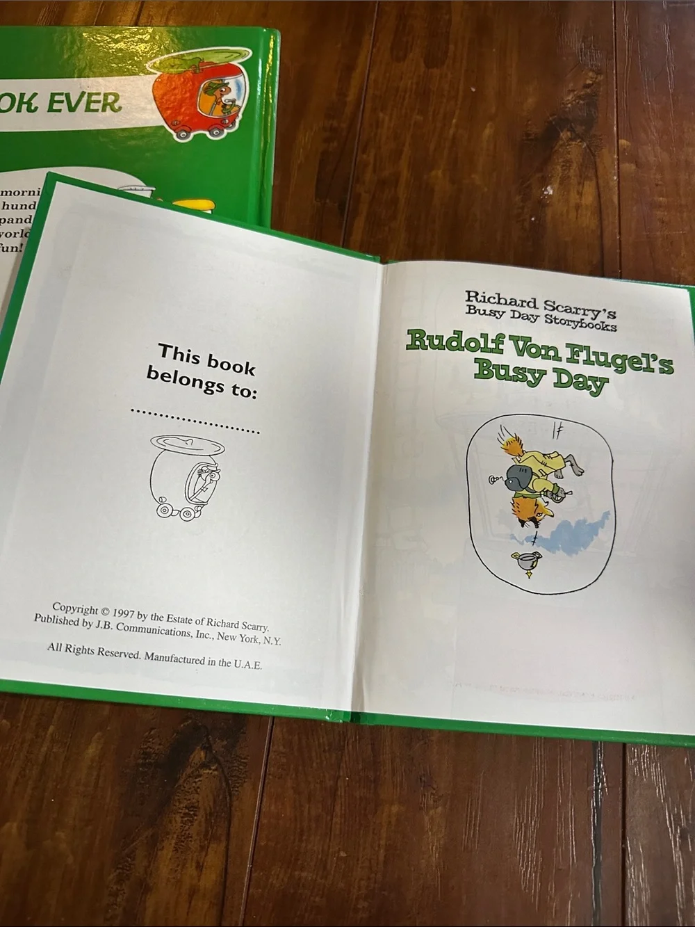 Richard Scarry Book Lot 2 Best Word Book Ever Rudolf Von Flugel Busy Day 1997